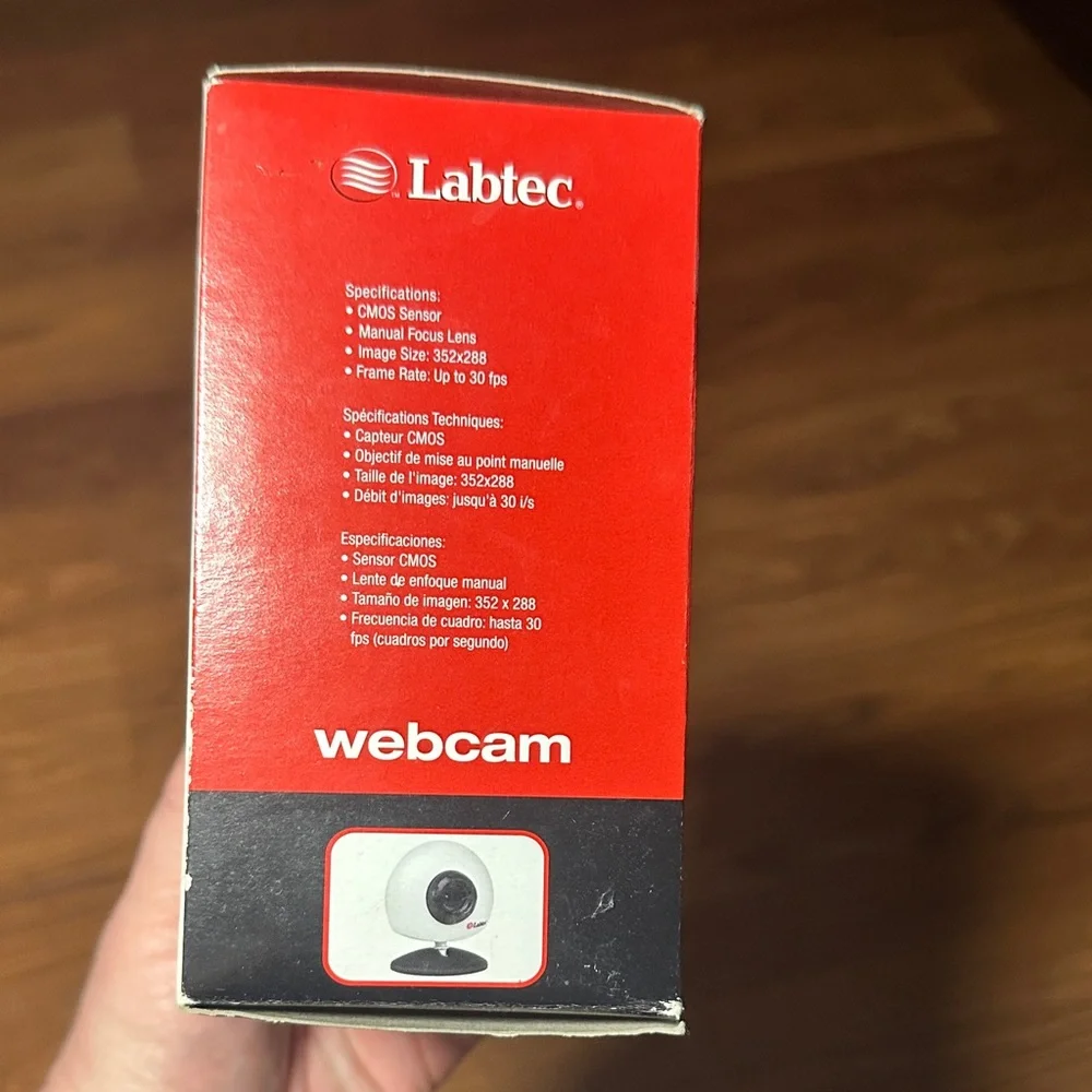 Labtec USB Webcam New in Box Vintage PC Camera